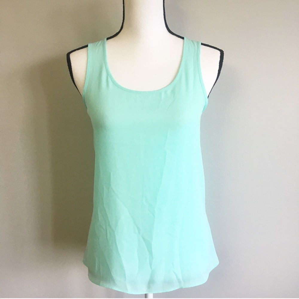Express mint split back tank - Picture 3 of 6